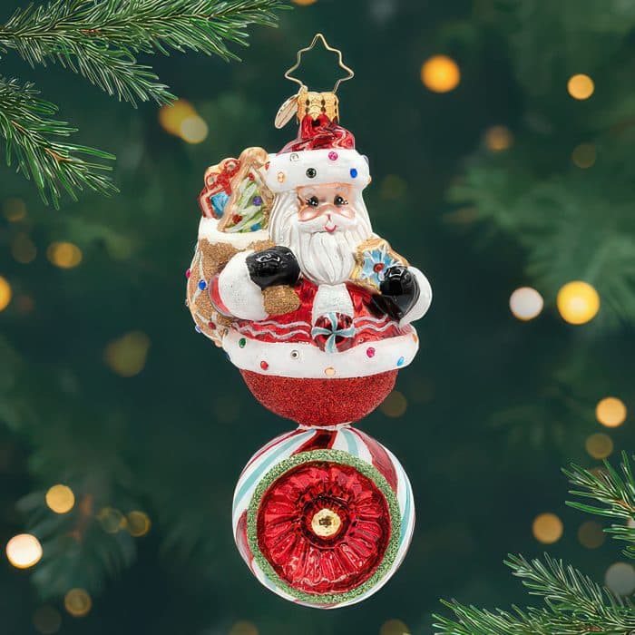 Sweet Claus Reflector Santa by Radko