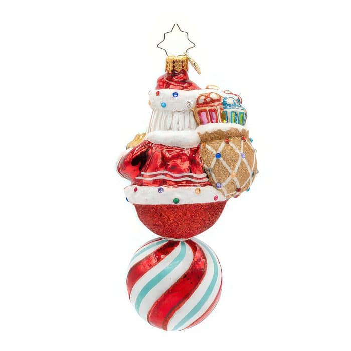 Sweet Claus Reflector Santa by Radko Back