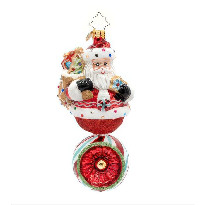 Sweet Claus Reflector Santa by Radko Front