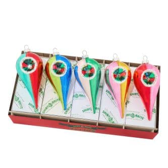 Christmas Confetti Reflector Tulips Shiny Brite By Radko