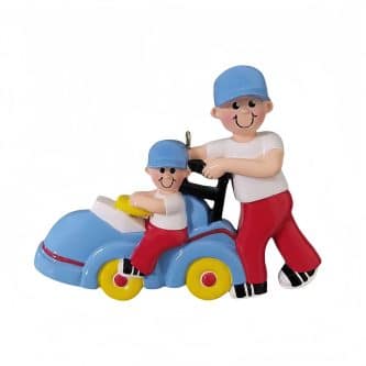 Wheeling Big Brother Ornament Personalized