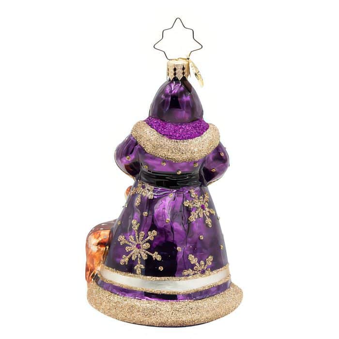 Woodland Wonder Santa By Radko Back