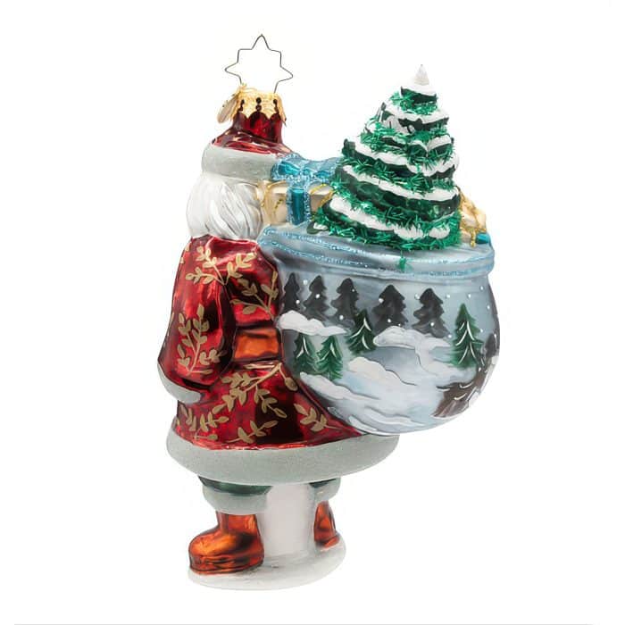 Woodland Noel Santa by Radko Back