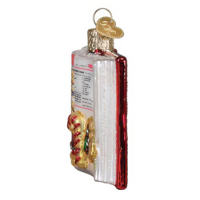 Betty Crocker™ Cookbook Ornament Old World Christmas Side