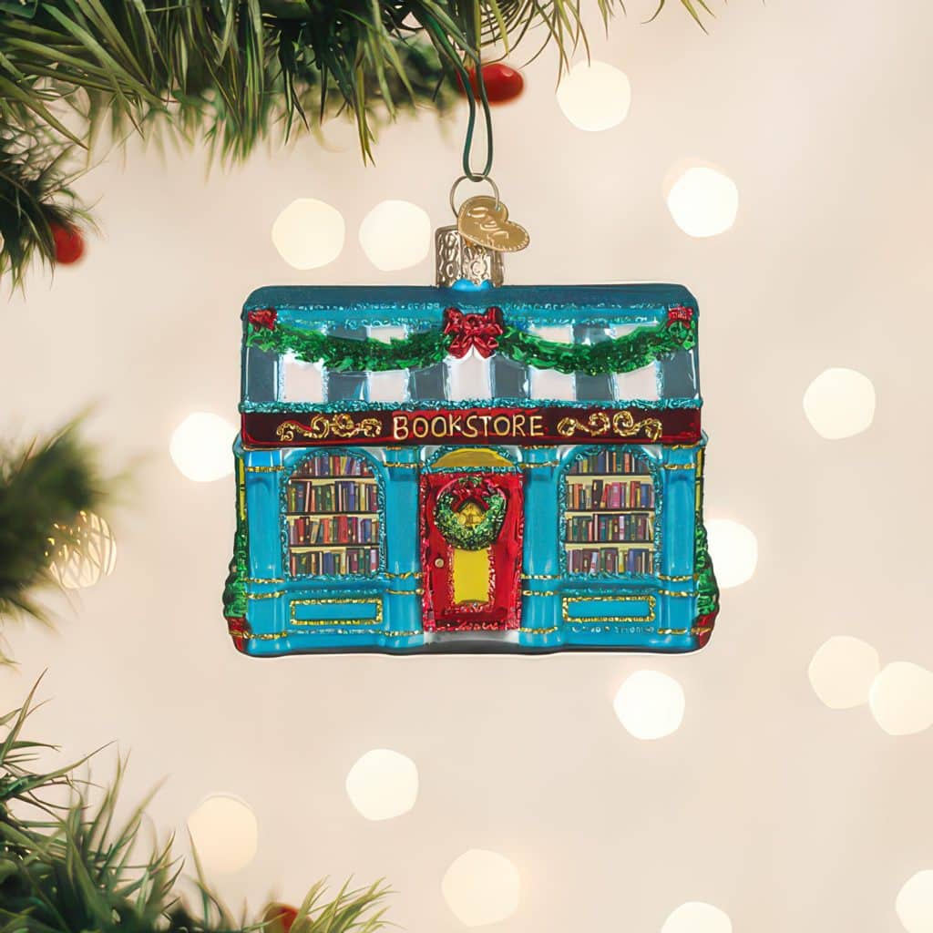 Bookstore Ornament Old World Christmas