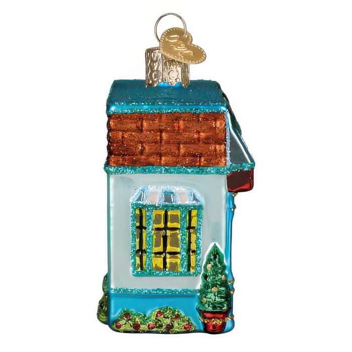 Bookstore Ornament Old World Christmas Side