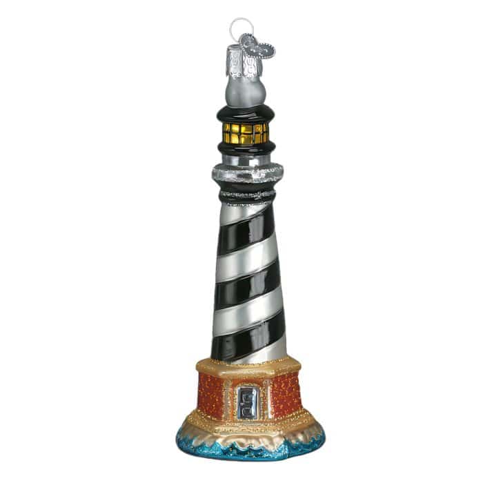 Cape Hatteras Lighthouse Ornament Old World Christmas Back
