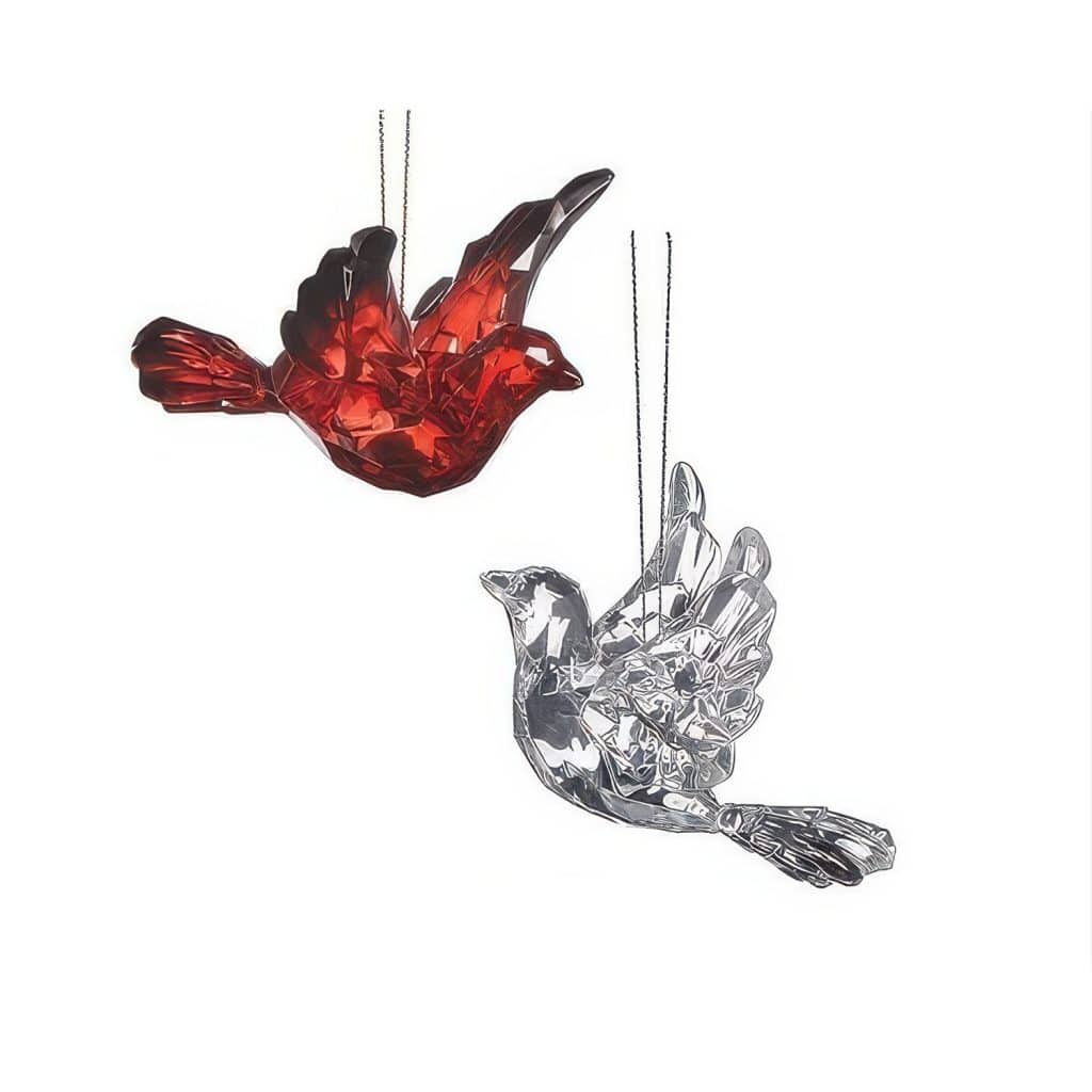 Cardinal or Dove Ornaments