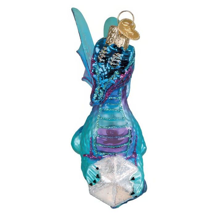 Celestial Dragon Ornament Old World Christmas Side