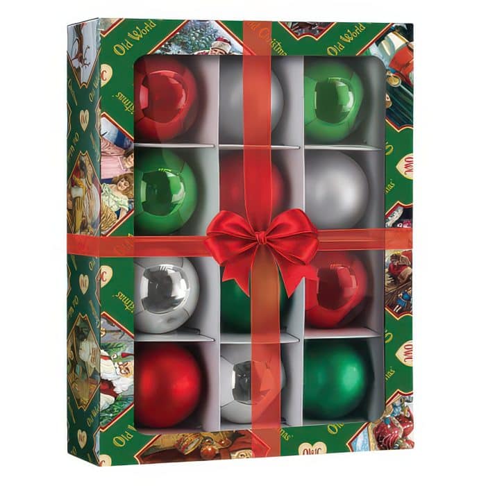 Classic Balls Mini Ornament Old World Christmas