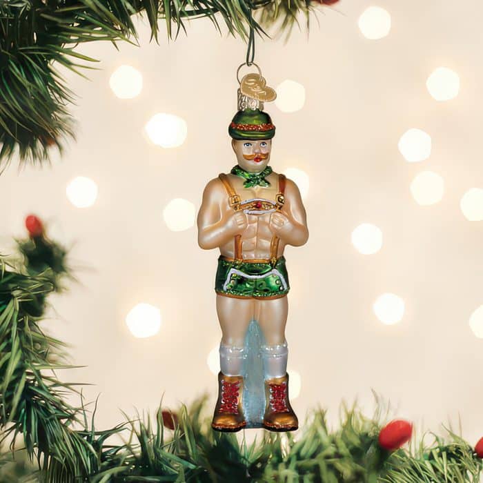 Dasher Holly Jolly Hunk Ornament Old World Christmas