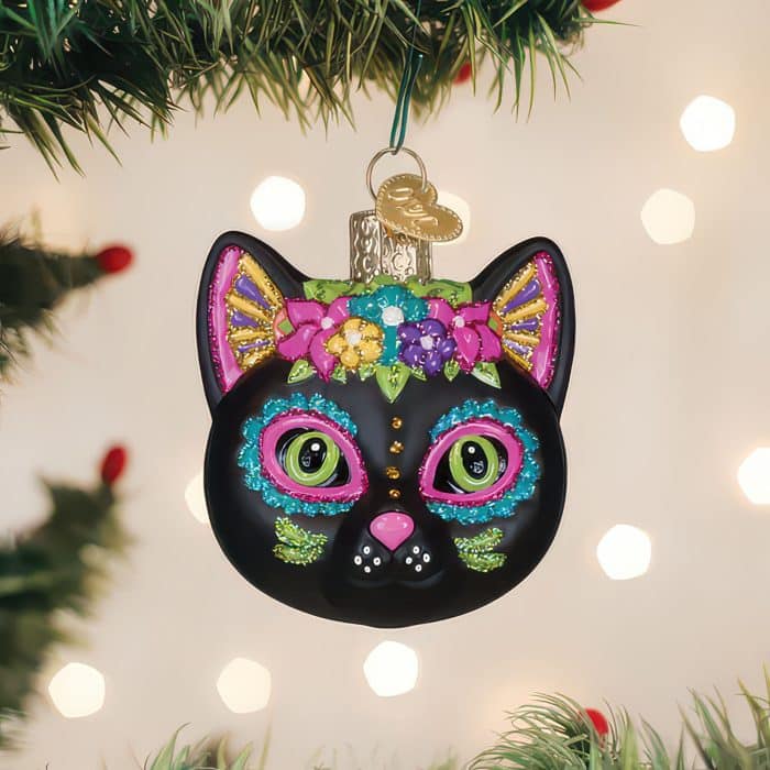 Dia De Los Muertos Cat Ornament Old World Christmas