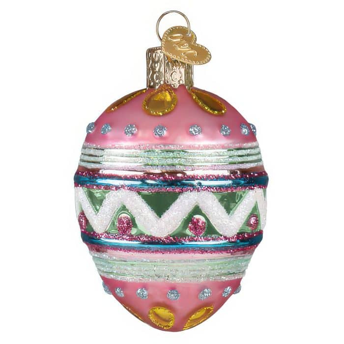 Easter Egg Ornament Old World Christmas Side