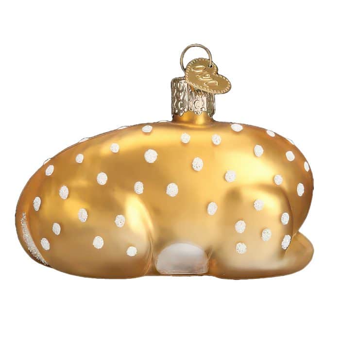 Fawn Ornament Old World Christmas Back