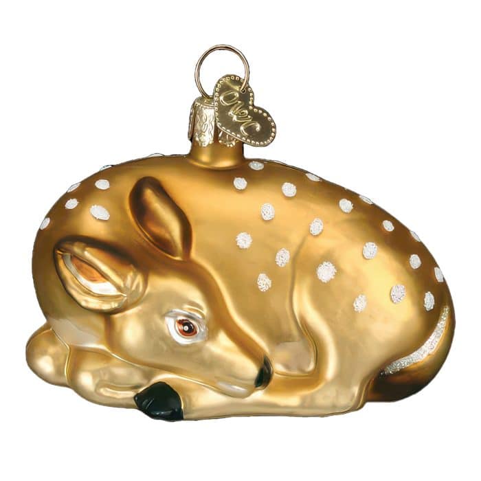 Fawn Ornament Old World Christmas Front