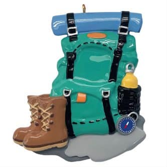 Hiking Gear Ornament Personalize