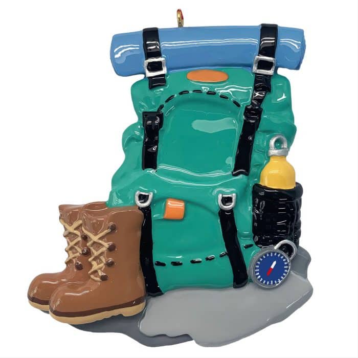 Hiking Gear Ornament Personalize