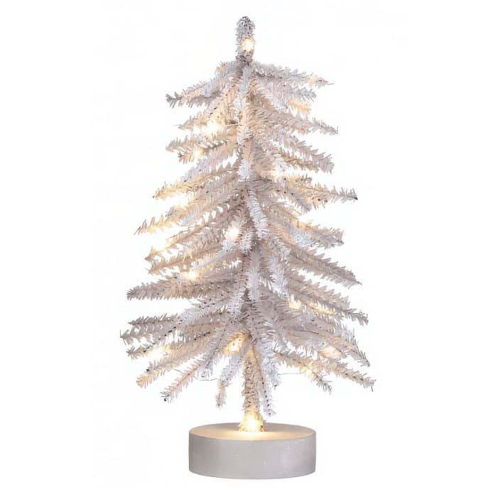 Iridescent Tinsel Led 14 Five Colors White