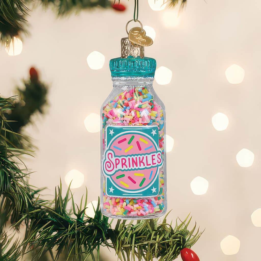 Jar of Sprinkles Ornament Old World Christmas