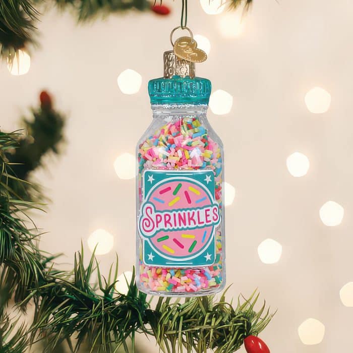 Jar of Sprinkles Ornament Old World Christmas