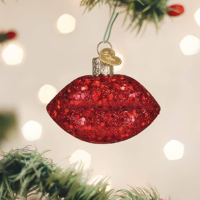 Jeweled Lips Ornament Old World Christmas