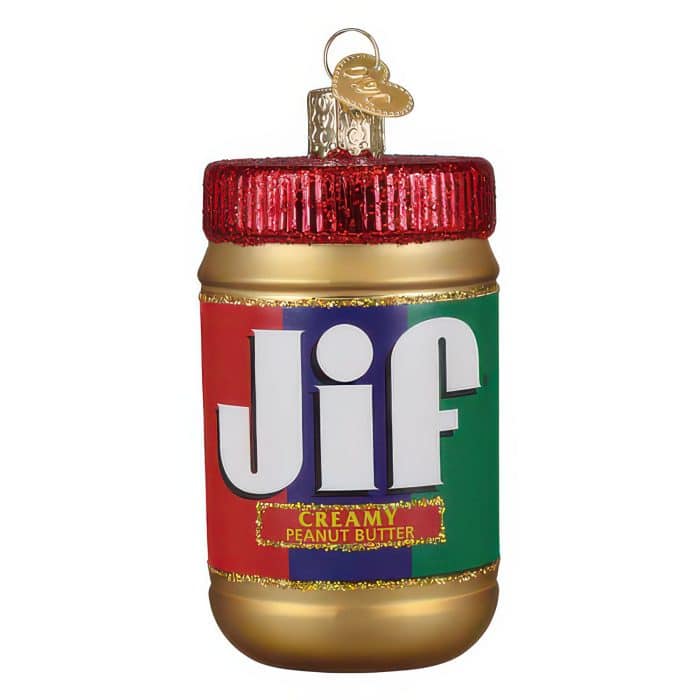 Jif™ Peanut Butter Ornament Old World Christmas Front