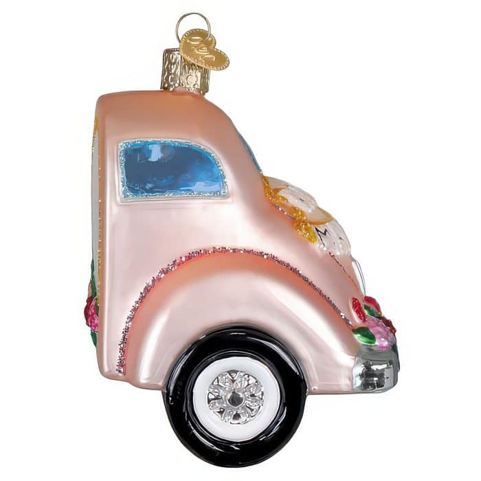 Just Married Magic Ornament by Old World Christmas Side