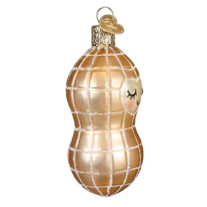 Little Peanut Ornament Old World Christmas Side