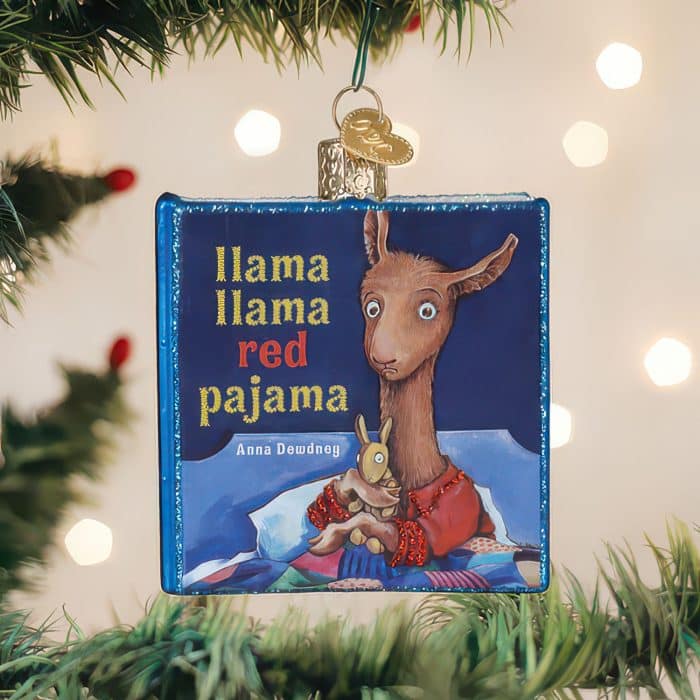 Llama Llama Red Pajama Book Ornament Old World Christmas