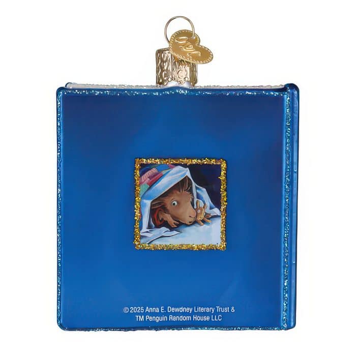 Llama Llama Red Pajama Book Ornament Old World Christmas Back