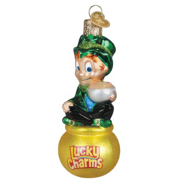 Lucky The Leprechaun™ Ornament Old World Christmas Front