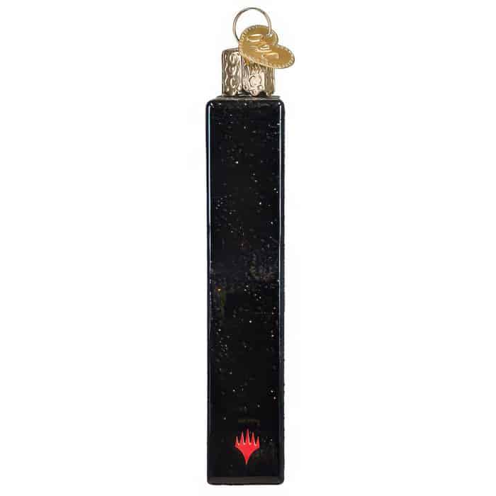 Magic the Gathering Black Lotus Card Ornament by Old World Christmas Side