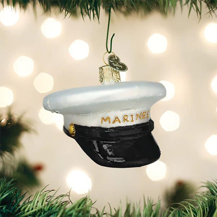 Marines Cap Ornament Old World Christmas