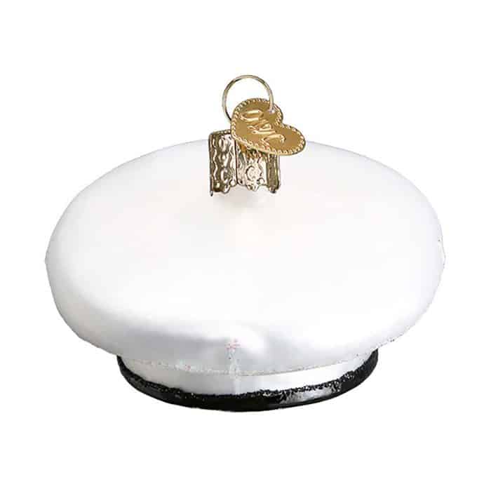 Marines Cap Ornament Old World Christmas Back