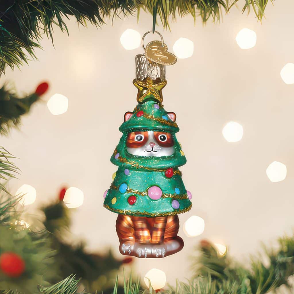 Meowmas Tree Ornament Old World Christmas