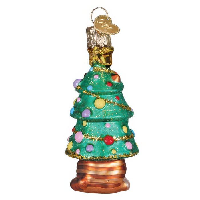 Meowmas Tree Ornament Old World Christmas Back