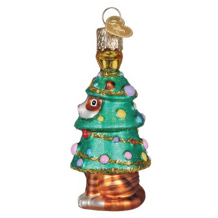 Meowmas Tree Ornament Old World Christmas Side