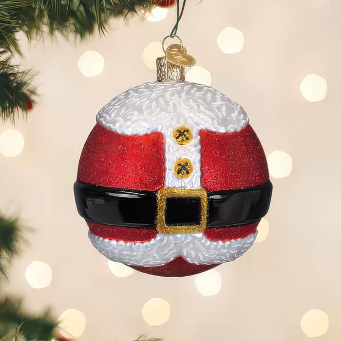 Mr Claus Round Ornament Old World Christmas