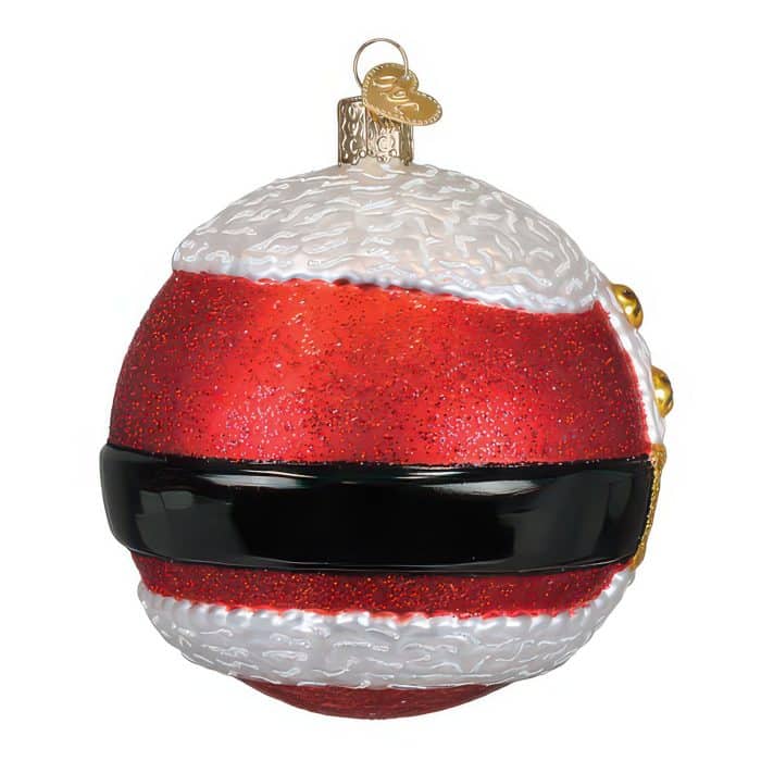 Mr Claus Round Ornament Old World Christmas Side