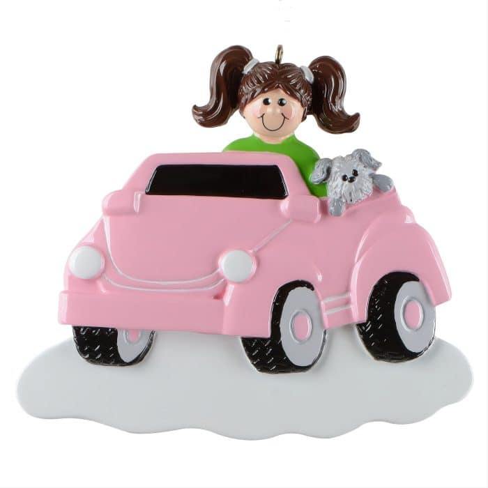 Off roading Ornament Personalized Pink