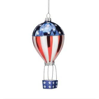 Patriotic Hot Air Balloon Ornament