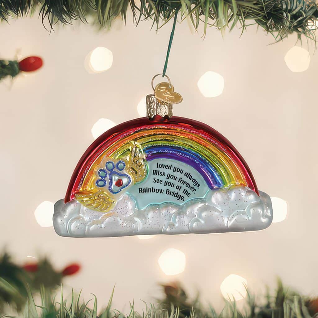 Pawprints on My Heart Ornament Old World Christmas