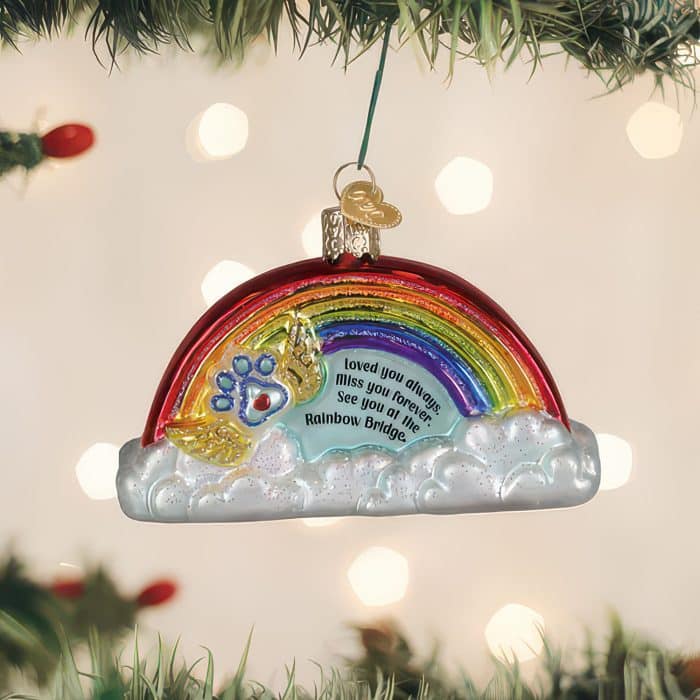 Pawprints on My Heart Ornament Old World Christmas