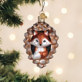 Piney Fox Ornament Old World Christmas