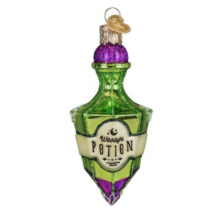 Potion Bottle Ornament Old World Christmas Front