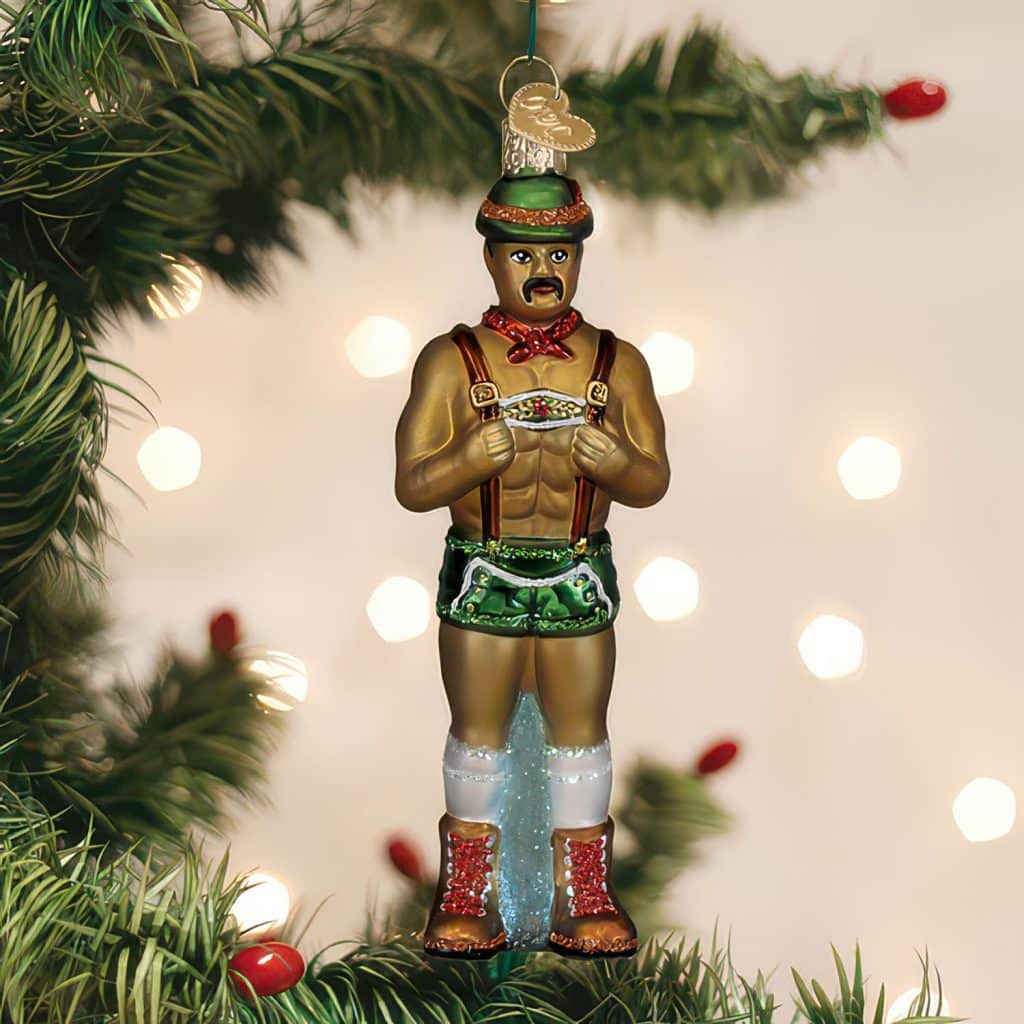 Prancer Holly Jolly Hunk Ornament Old World Christmas