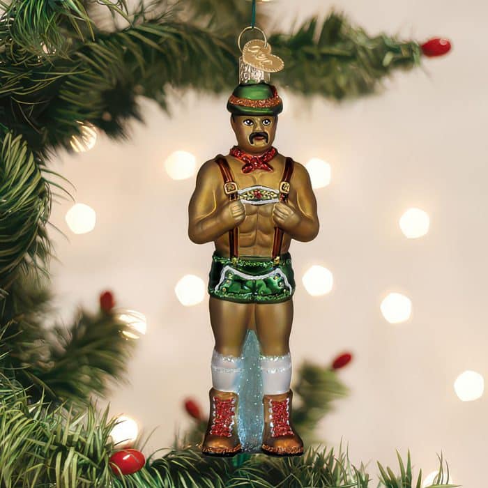 Prancer Holly Jolly Hunk Ornament Old World Christmas