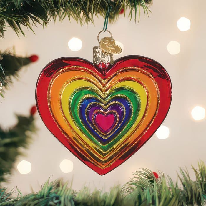 Rainbow Rings Ornament Old World Christmas