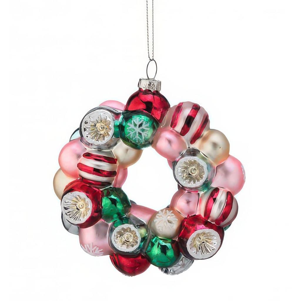 Reflector Mini Candy Wreath Ornament