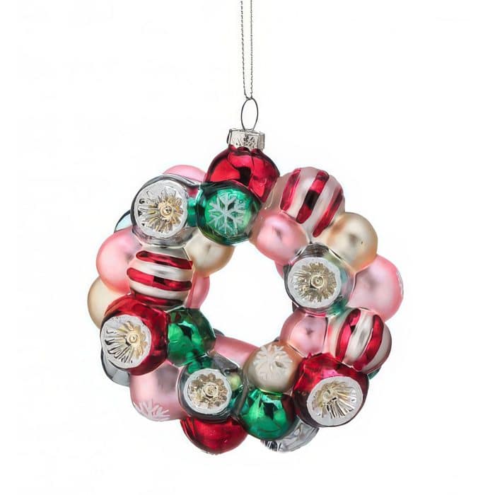 Reflector Mini Candy Wreath Ornament